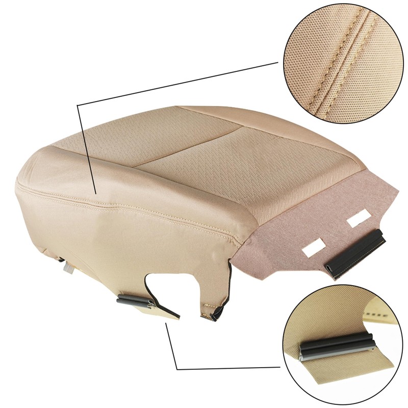 Thomletha Cloth Car Driver Bottom Seat Cover 1Pcs Replacement for