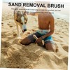 Hohopeti Double Sided Sand Brush Lightweight Beach for Volleyball Portable
