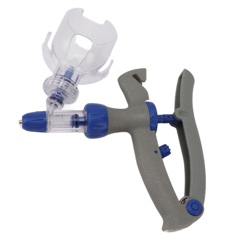 Livestock Syringe 0.1 to 2ml Continuous Syringe Adjustable Stainless Steel