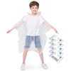 Opret 5 Pack Rain Ponchos for Kids, Disposable Rain Ponchos