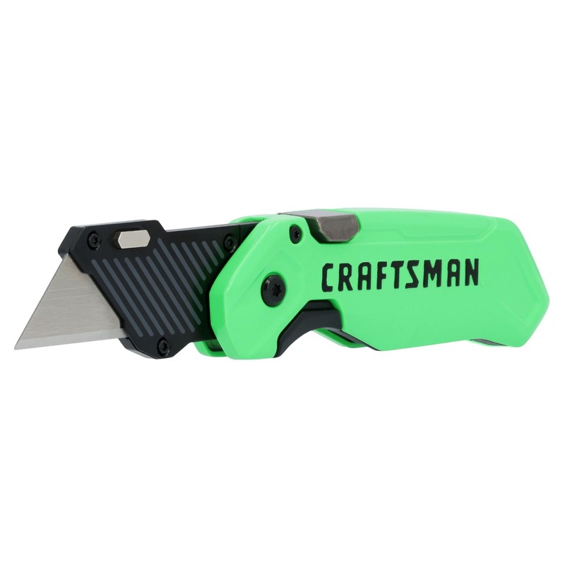 CRAFTSMAN High-Visibility Folding Utility Knife with 1 Blade (CMHT10352)