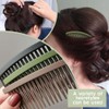 QOWUXHZ 3 Stück French Comb Französische Seitenkämme Kunststoff-Seitenhaarzwirn Dekorativer Kamm