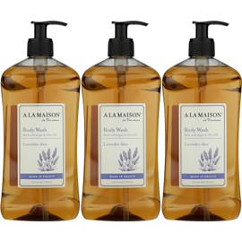 A LA MAISON Lavender Aloe Liquid Soap Refill 33.8Fl Oz, 3Pack