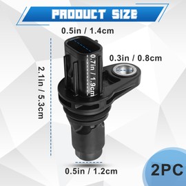 2-Pack Camshaft Position Sensor - Direct Replacement for Toyota 4Runner, Camry, Highlander, Avalon, Corolla, Prius, Tacoma & Lexus ES350, RX350, GX460 - Replaces OEM 90919-05060