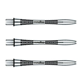 WINMAU Triad Aluminium Red Intermediate Dart Shafts (Shafts) - 1 Set Per Pack (Total 3 Shafts)