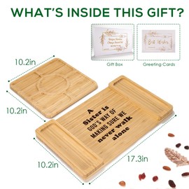 Sister Birthday Gift Ideas Sisters Gifts from Sister Cheese Board Set, Gifts for Big Sister from Brother, Mother’s Day Christmas Gifts for Unbiological Sister, Funny Birthday Gifts for Women Sister