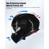 ILM Bluetooth Motorcycle Modular Helmet 2-3 Riders Intercom Flip up