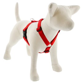 Extra Large Adjustable Dog Harness by Lupine in 1" Wide Red with 36-44" Girth