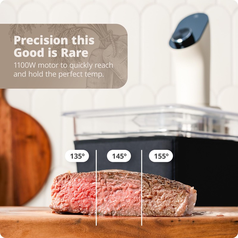 Greater Goods Kitchen Sous Vide Machine - Precision Cooker, Immersion