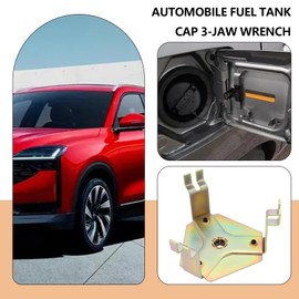 EMSea 1PC Car Fuel Tank Wrench Opening Range 130-180mm 3 Jaw Adjustable Oil Filter Removal Tool for Cars Trucks Tractor Tank Cap Wrench
