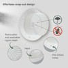 Vent Systems 4'' Inch Soffit Exhaust Vent Cover - White