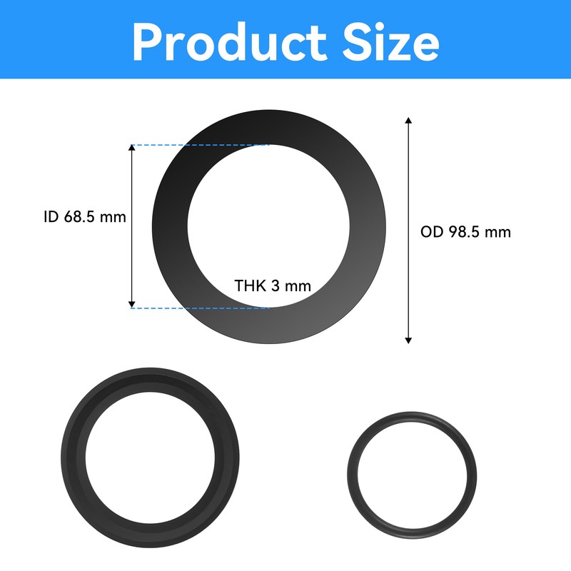 25076RP Washer and Ring Kit (12-Pack) - Replacement O-Ring Rubber