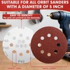 JTIEO 5 Inch Sanding Discs – 100 PCS 150 Grit