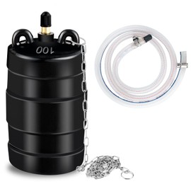 YCCOKJJ 4 Inch Pipe Plug, Inflatable Pipe Bubble, Rubber Closed Water Test Plug with 100 cm Chain and Inflatable Extension Tube, 1 Valve, Ideal for Pipeline Maintenance Trials