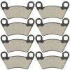 Caltric Front & Rear Brake Pads for Polaris Ranger 500