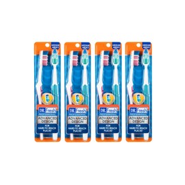 4 Blísters, Cepillo de Dientes DR FRESH PROFESSIONAL ADVANCED