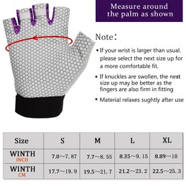 Drasry UV Fishing Gloves Fingerless Sun Protection Men Women UPF50+SPF for Kayaking Paddling Hiking Sailing Rowing Driving (XL, purple)
