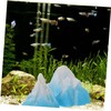 Mobestech 2pcs Miniature Floeberg Model for Fish Tank Realistic Iceberg