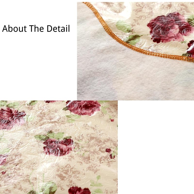 XUNQUCOM 150CM Round Hotel Tablecloth Pure Color Restaurant Tablecloth Polyester