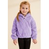 GAMISOTE Kids Girl's Fuzzy Hoodies Warm Loose Button Down Pullover