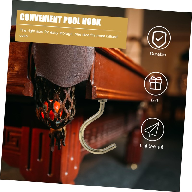 Abaodam 1 Set Replaceable Pool Hook Multi Function Billiard Accessory
