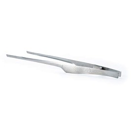 Ernest A-77010 Tongs, Made in Japan, Heat Resistant, Easy to Grip, Non-Slip, Place Chopsticks Tips, Stainless Steel (Tongbashi), A Brand Used by Major Restaurants