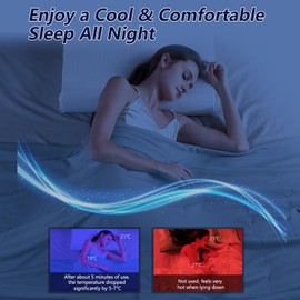 jiaao Cooling Comforter Queen Size, Cooling Blanket for Hot Sleepers, Lightweight Breathable Summer Blanket, Silk-Like Fabric, All-Season Bedding for Night Sweats Relief, Grey, 90"x90"