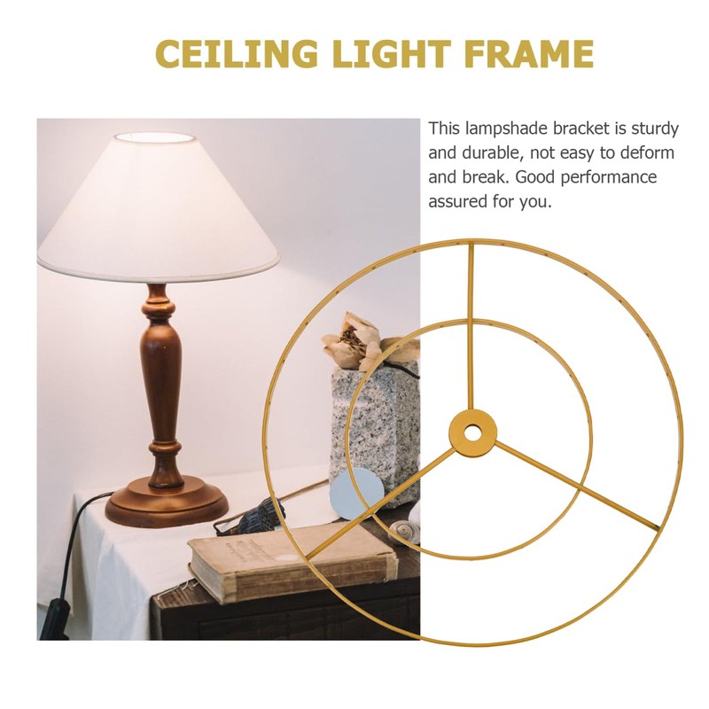 OSALADI Chandelier Shade Lampshade Made of Rattan Accessories for Making