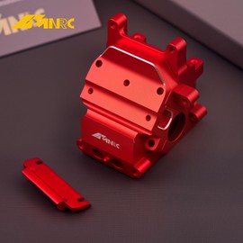 NMNRC Alum Front Rear Differential Gearbox Bulkhead Cover for Arrma 1/7 Felony Limitless Fireteam Mojave Diff Case 1/8 Typhon Outcast Kraton Talion Notorious 6S BLX & EXB Series Upgrades Part Red