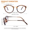 SOPHILY Round Progressive Multifocus Reading Glasses Women Men Multifocal Readers
