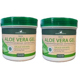 2er Pack. Herbamedicus Aloe Vera Gel, 2 x 250 ml