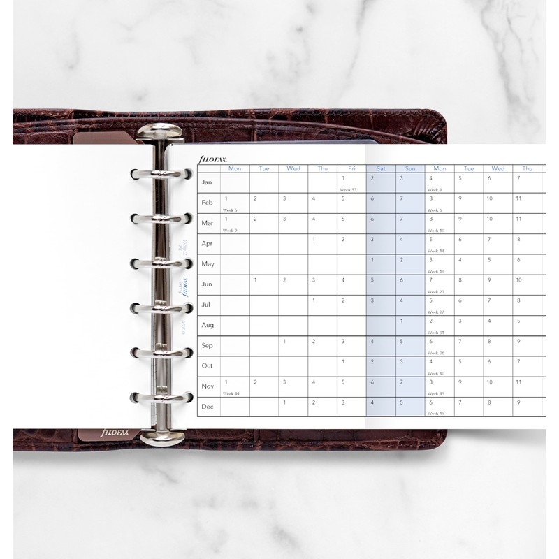 Filofax Pocket Horizontal Year Planner 2027