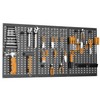 TORACK 3Pcs Metal Pegboard Panels for Garage Wall Utility Tools