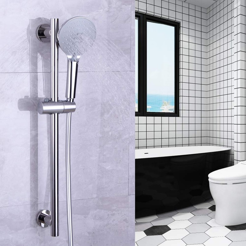 kimzcn Shower Slide Bar with three Function Massaging Hand Shower