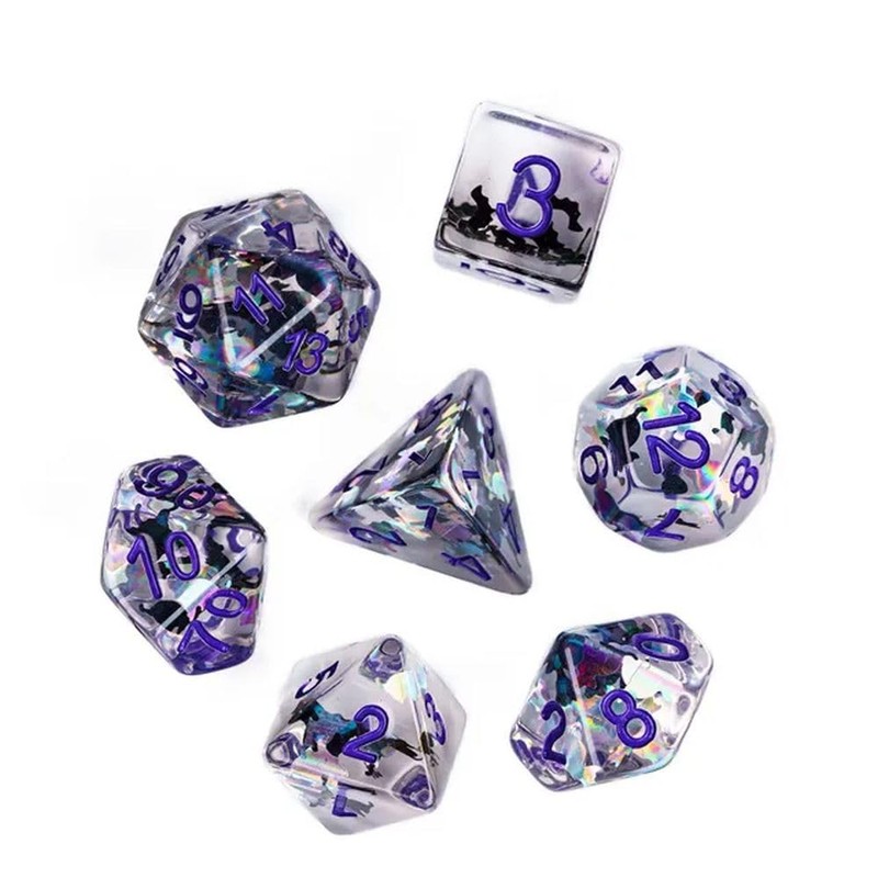 Cute Animals Polyhedral Dice Set for Dungeons & Dragons DND