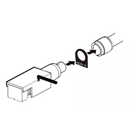 TOP WING Static Eraser "Modern" Static Eliminator Shell Ring