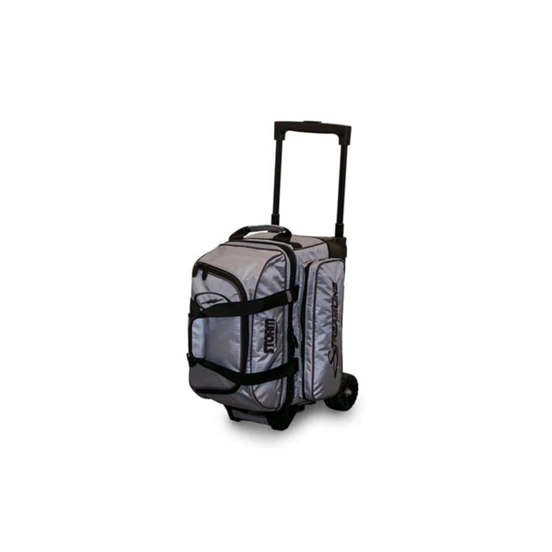 Storm Streamline 2 Ball Roller Bowling Bag- Silver/Black