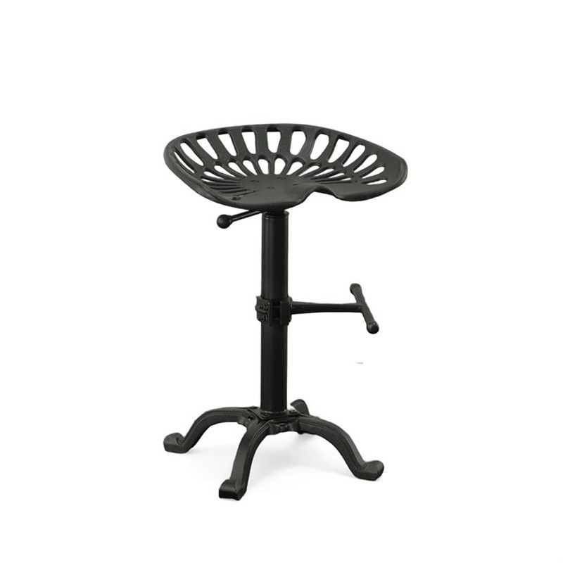 Carolina Classic Adjustable Tractor Seat Stool in Black