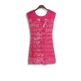 AIMALL Jewelry Organizer Hanger Bags Dress Hanging Jewelry Stand Earring Display Holder Wall Mount Accessories Display Bag Pink