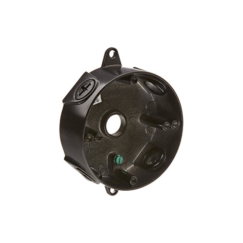 RAB Lighting VXCB Weatherproof Round Box with No Cover, Aluminum,