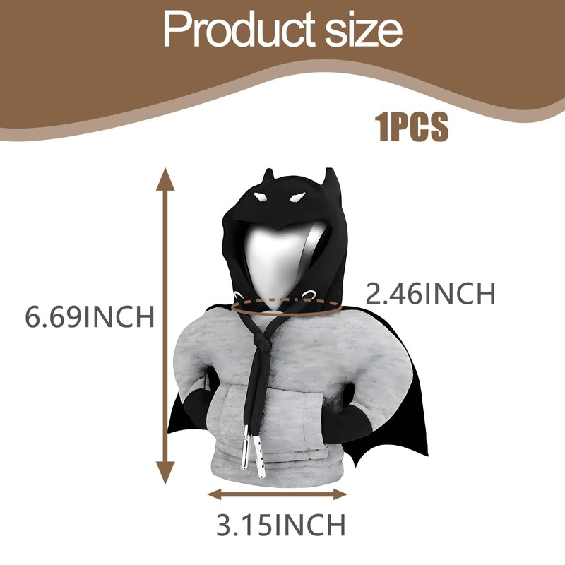 louuuou 1 PC Bat Gear Stick Hoodie, Creative Gear Stick