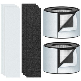 HOAXCINN Replacement Filter Compatible with TruSens Z2000 Z-2500 Z-2000 Medium Room Air Purifier, H13 HEPA 3-Stage Filtration，2 HEPA Filters + 4 Carbon Filters + 4 Pre-Filters