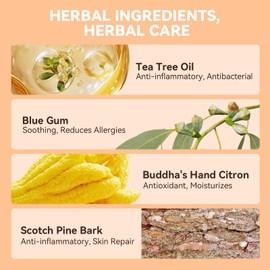 PUAINTA PUAINTA 8oz Dog Shampoo and 8 oz Krill Salmon Omega Fish Oil for Dogs, Itch Relief