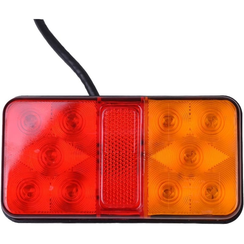 Buding 2 x 12V LED Rear Tail Stop Light Indicator