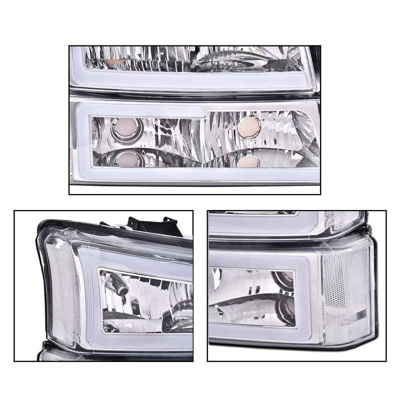 G-PLUS LED Headlights Fit Chevy Avalanche/Silverado 1500 2500 HD 3500