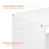 3-Tier Small Shoe Rack Organizer for Closet, White Expandable Shoe