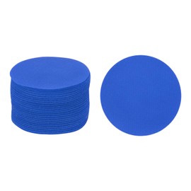 uxcell 48 Pcs Carpet Spot Markers, 4 Inch Circle Floor Dots for Classroom Carpet, Circles Spots Dots for Preschool Teacher Supplies, Flexible Seating, Blue