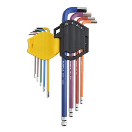 Gunpla Hex Key Set Ball Point Hex Wrench 9 Piece Set 0.06 - 0.4 inches (1.5 - 10 mm)