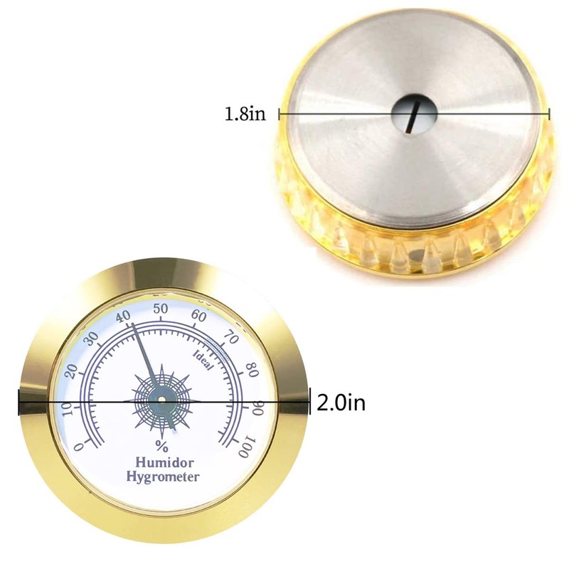 Cigar Digital Hygrometer - High Precision Adjustable Digital LCD-Monitor Hygrometer