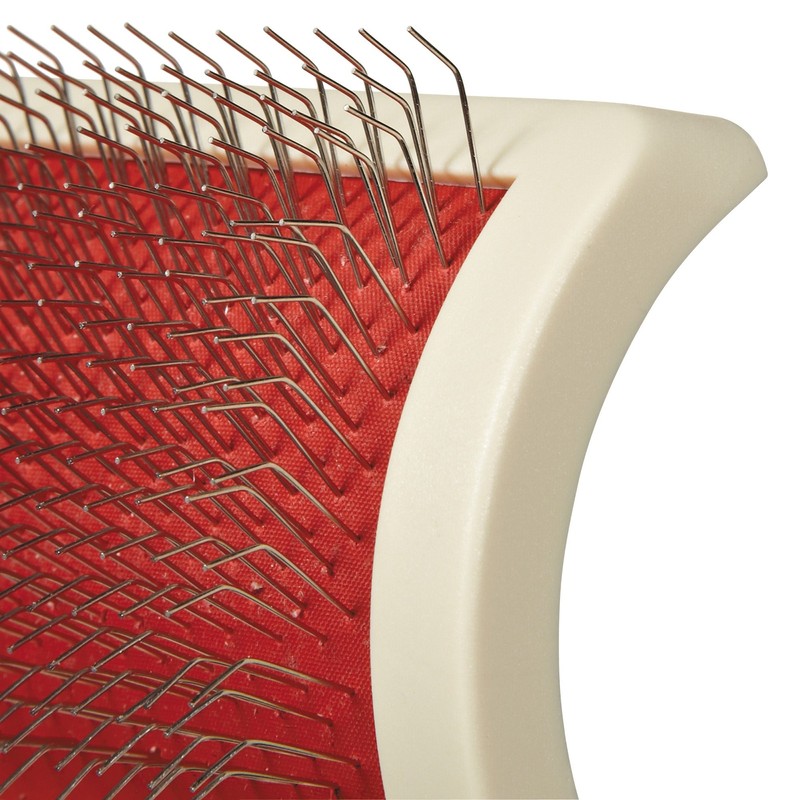 Master Grooming Tools Universal Pet Small Slicker Brush, White